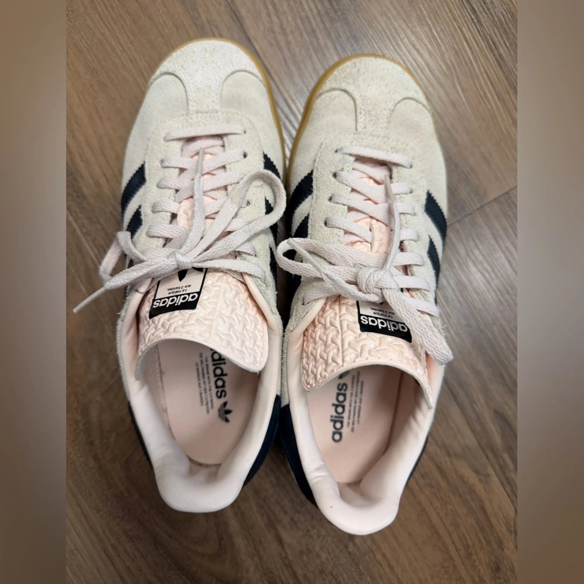 Adidas Gazelle Pink Wonder Quartz Core Black Suede US Women’s 7 Athletic Sporty - Image 6