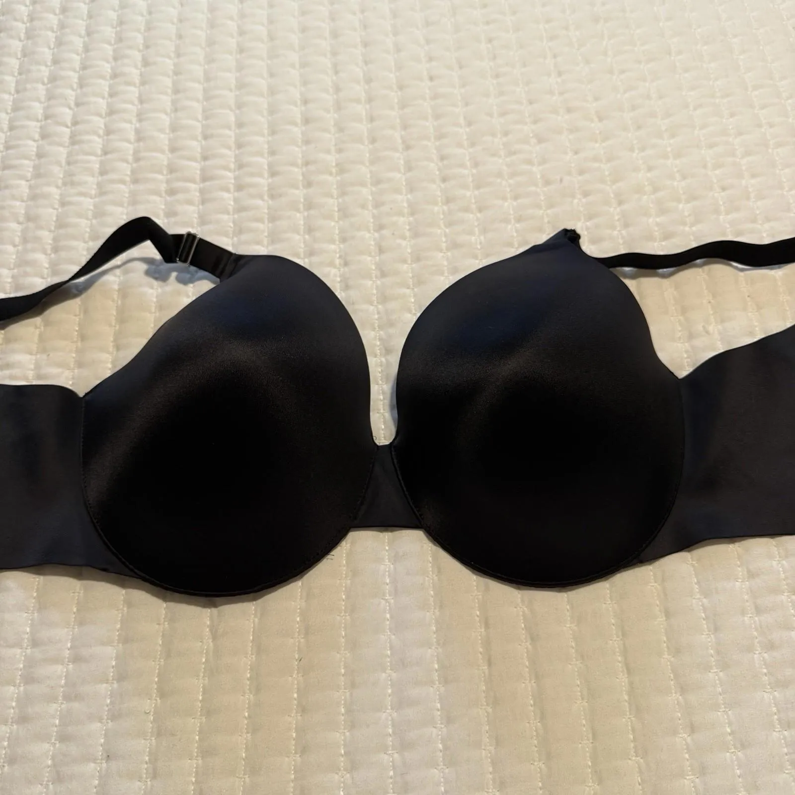 Soma Vanishing Back Full Coverage Lined Bra 40DD Underwire Black Size undefined - Image 10