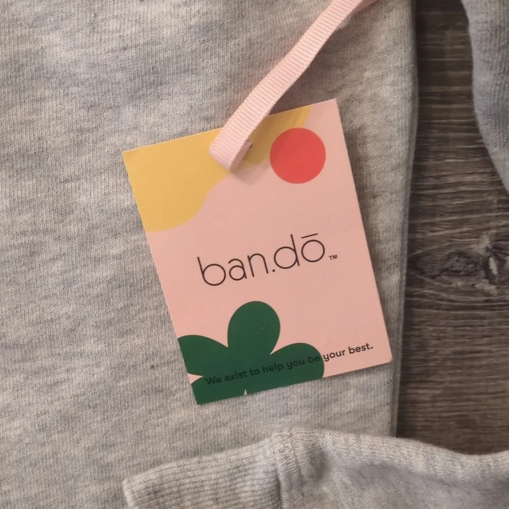 Ban.do gray green sweatshirt size small - Image 3