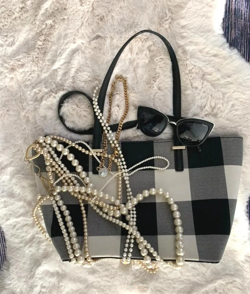 Kate Spade Plaid Purse - Image 4