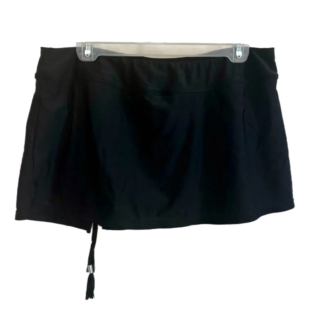 (3 for $15) Black Swim Skirt Size 12/14 Size L - Image 2