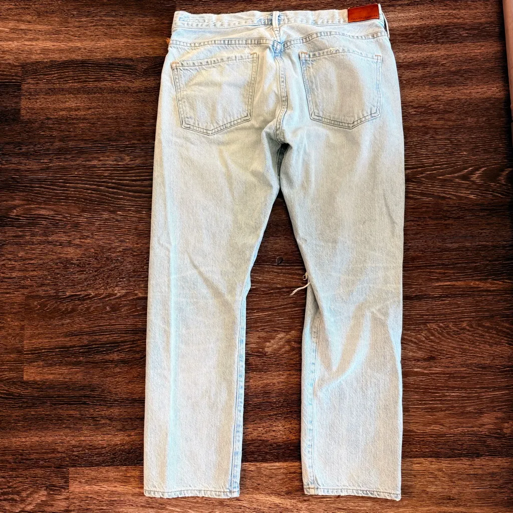 Citizens of Humanity Emerson Studded Slim Boyfriend Jeans Distressed‎ Light 28” - Image 4