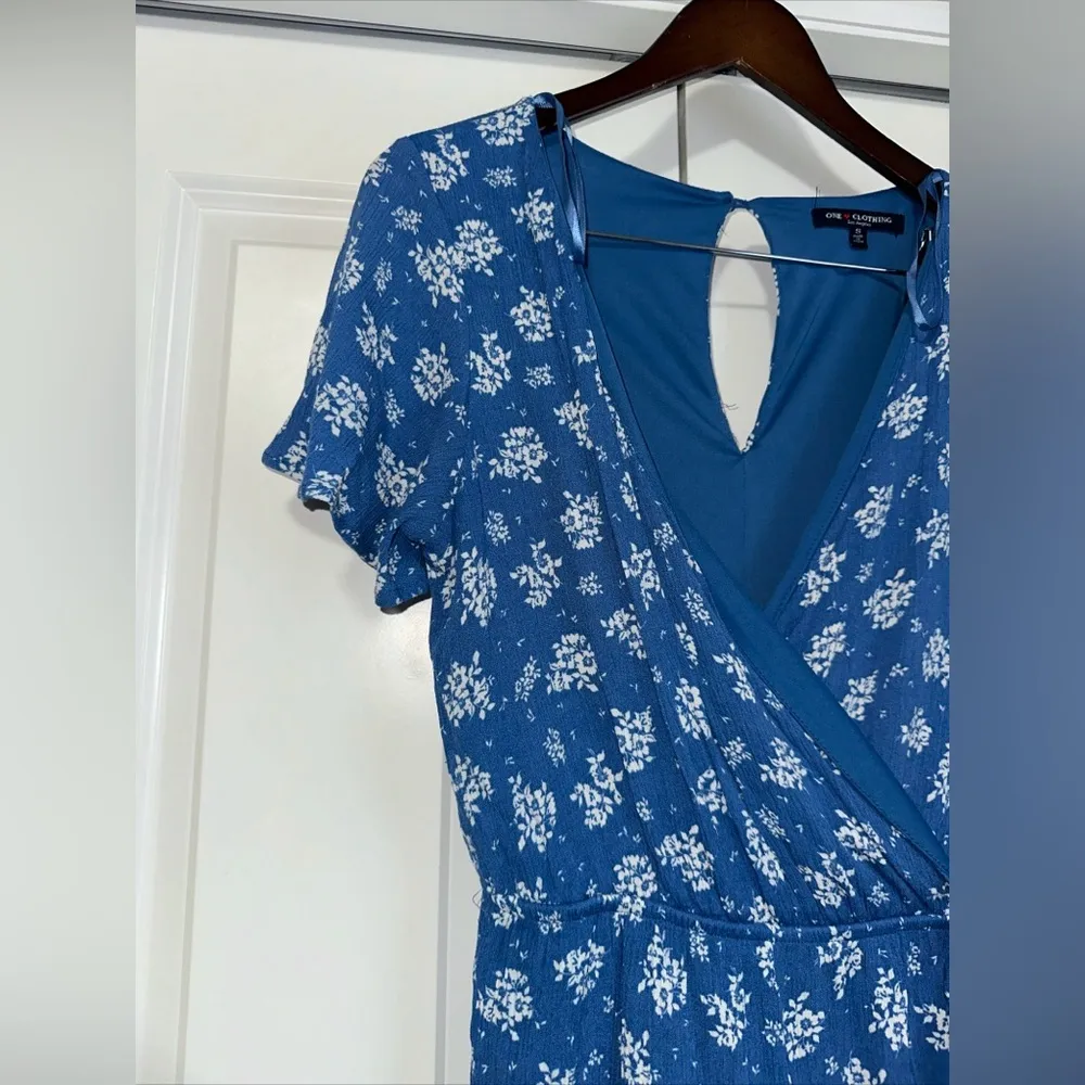 One Clothing Robe Style Floral Romper S - Image 3