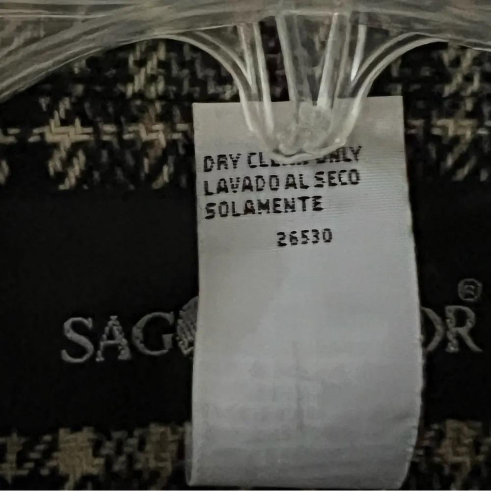 Vintage Wool Blend Sag Harbour Houndstooth Blazer/Jacket - Image 4