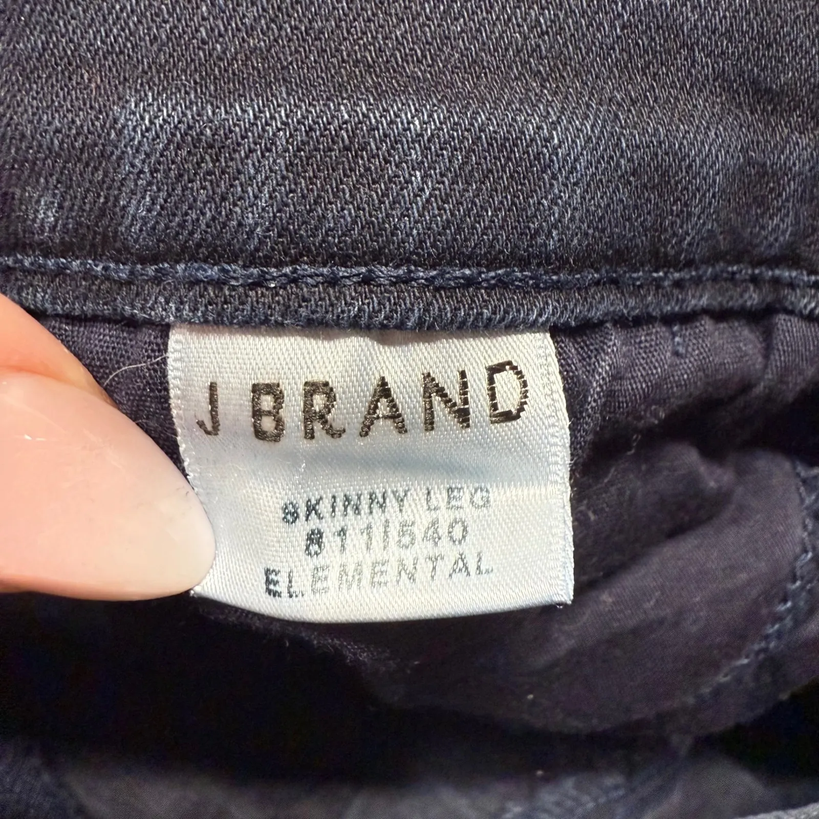 J Brand Skinny Leg Jeans Elemental Dark‎ Wash Women's Size 30 - Image 5