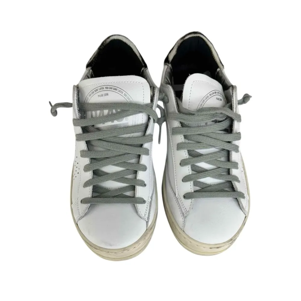 P448 John Zebra Sneakers Size 36 - Image 6