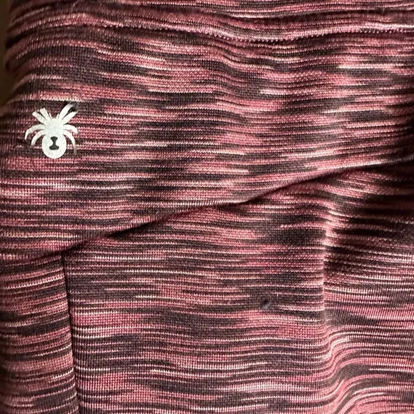 Spyder Womens Space Dye Pink Black Fleece Joggers Size S Warm Athleisure Comfy - Image 6