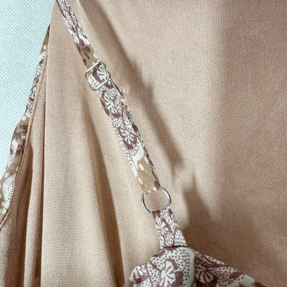 By The River Boho Cottagecore Sleeveless Midi Dress Size Large - Image 4