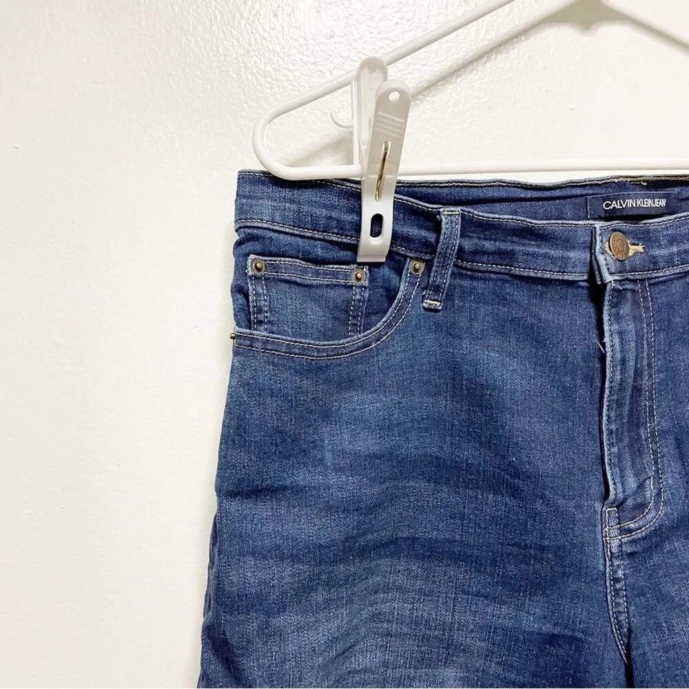 Calvin Klein Cut Off Jean Shorts - Image 3