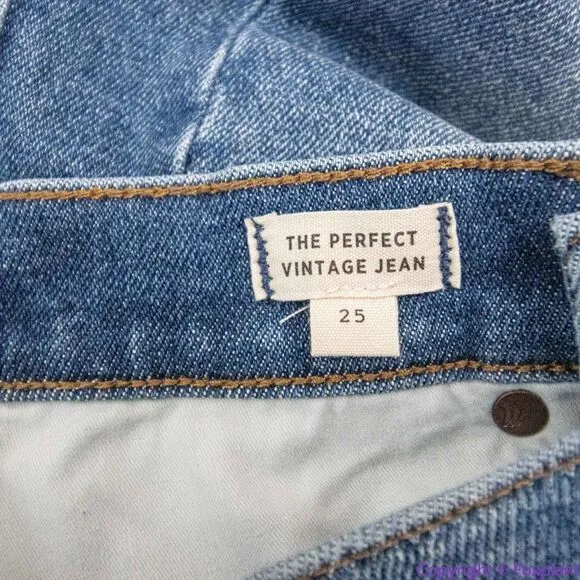 NEW Madewell the Perfect Vintage Jean in‎ Melgrove Wash, 25 - Image 14