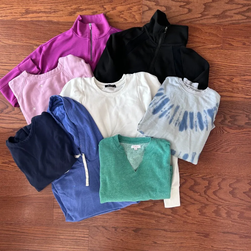 Sweatshirt Bundle Size Medium Womens 8 Piece Sweatshirt Lot Various Brands - Image 11