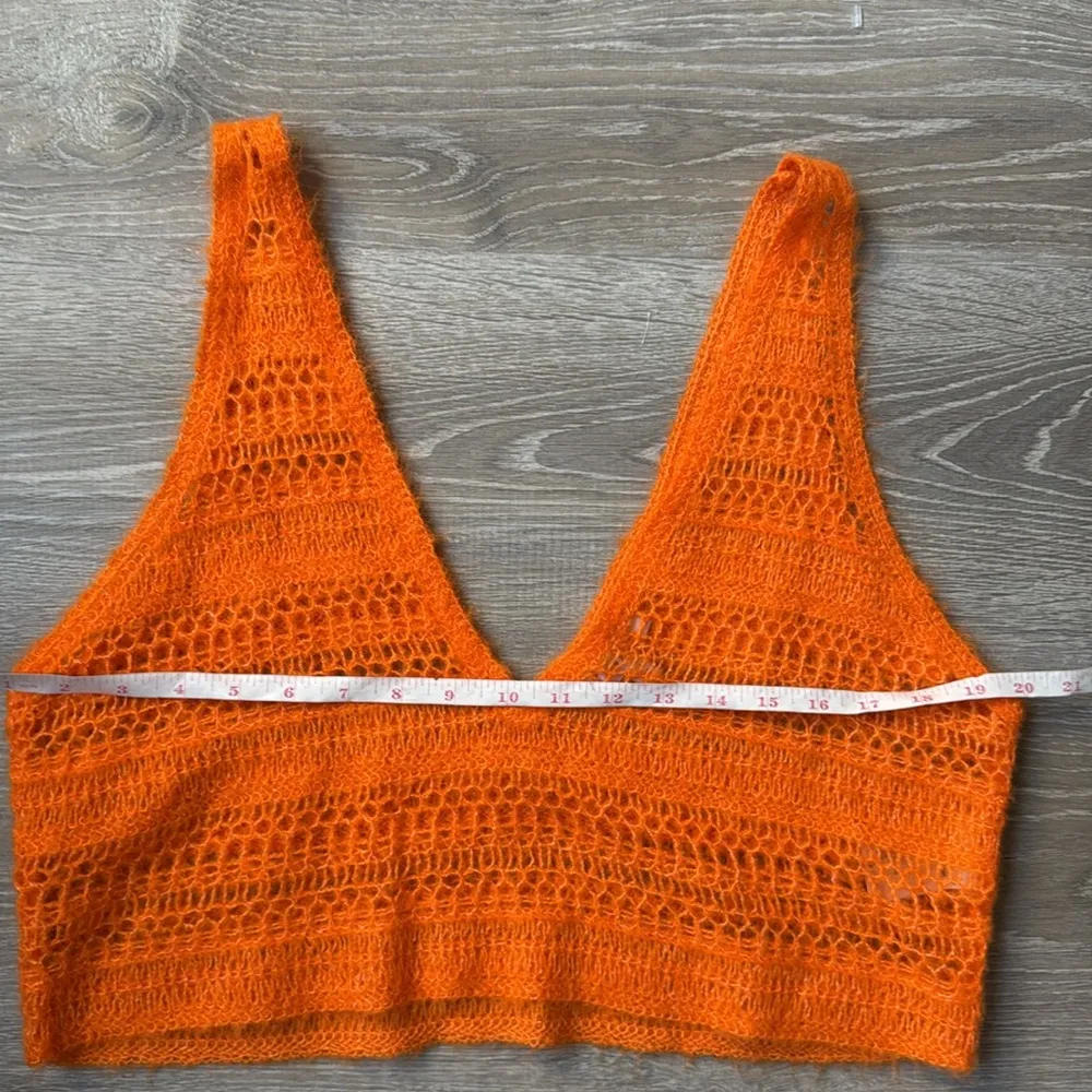 NEW & other stories wool blend  Crochet Knit Crop Top Small - Image 6