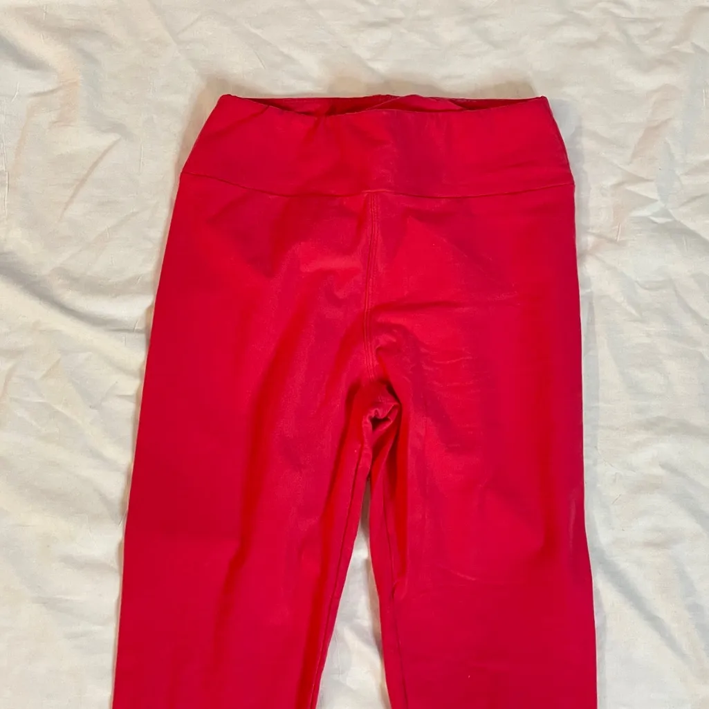 3/$15 LULA ROE Coral Solid Color Leggings, OS - Image 3