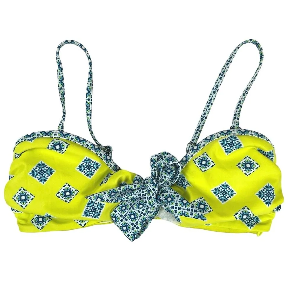 Ramy Brook Yellow Multicolor 2-Piece Bikini Bathing Suit Swimsuit Swimwear Sz XS - Image 4