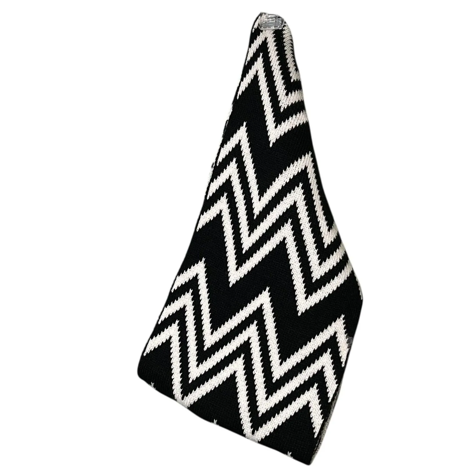 Berkshire Fashions Scarf Lot Womens One Size Black Houndstooth Chevron Cowl - Image 2