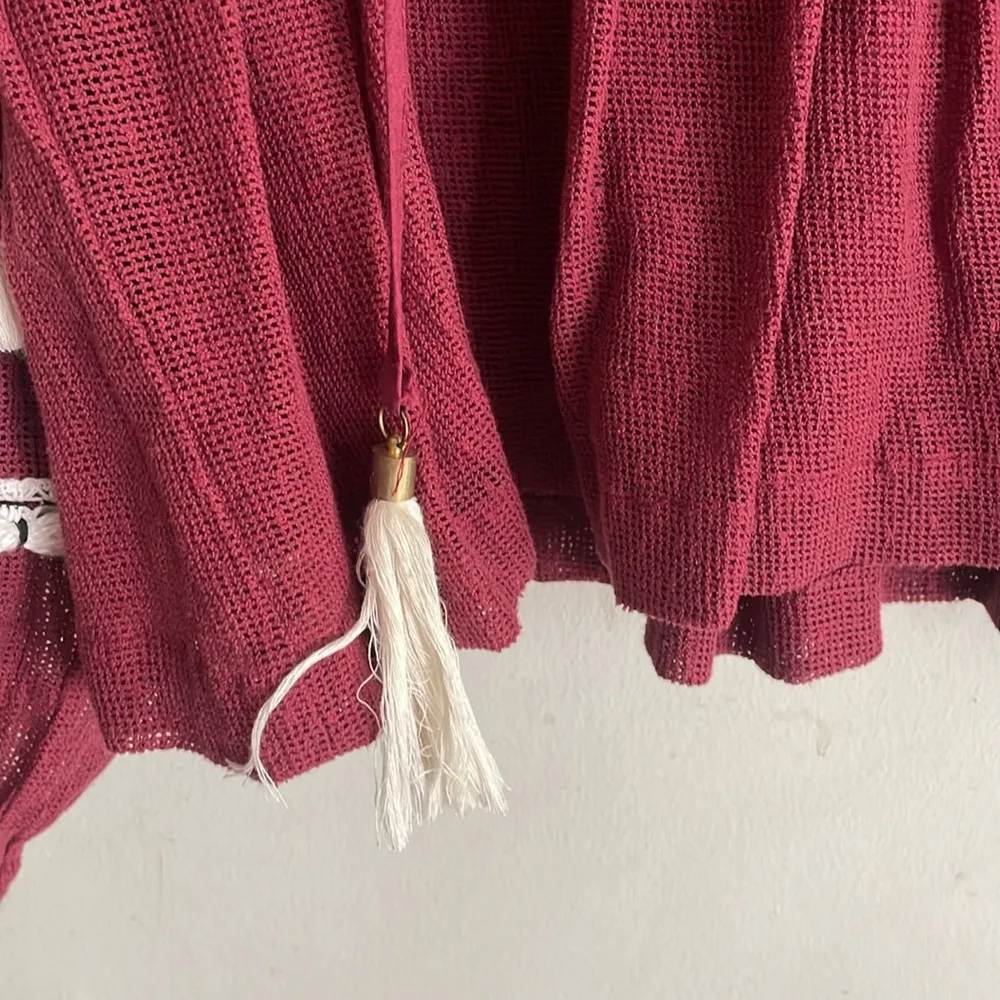 Anthropologie Vineet Bahl Nisha Embroidered Pom Pom Peasant Top - Image 10