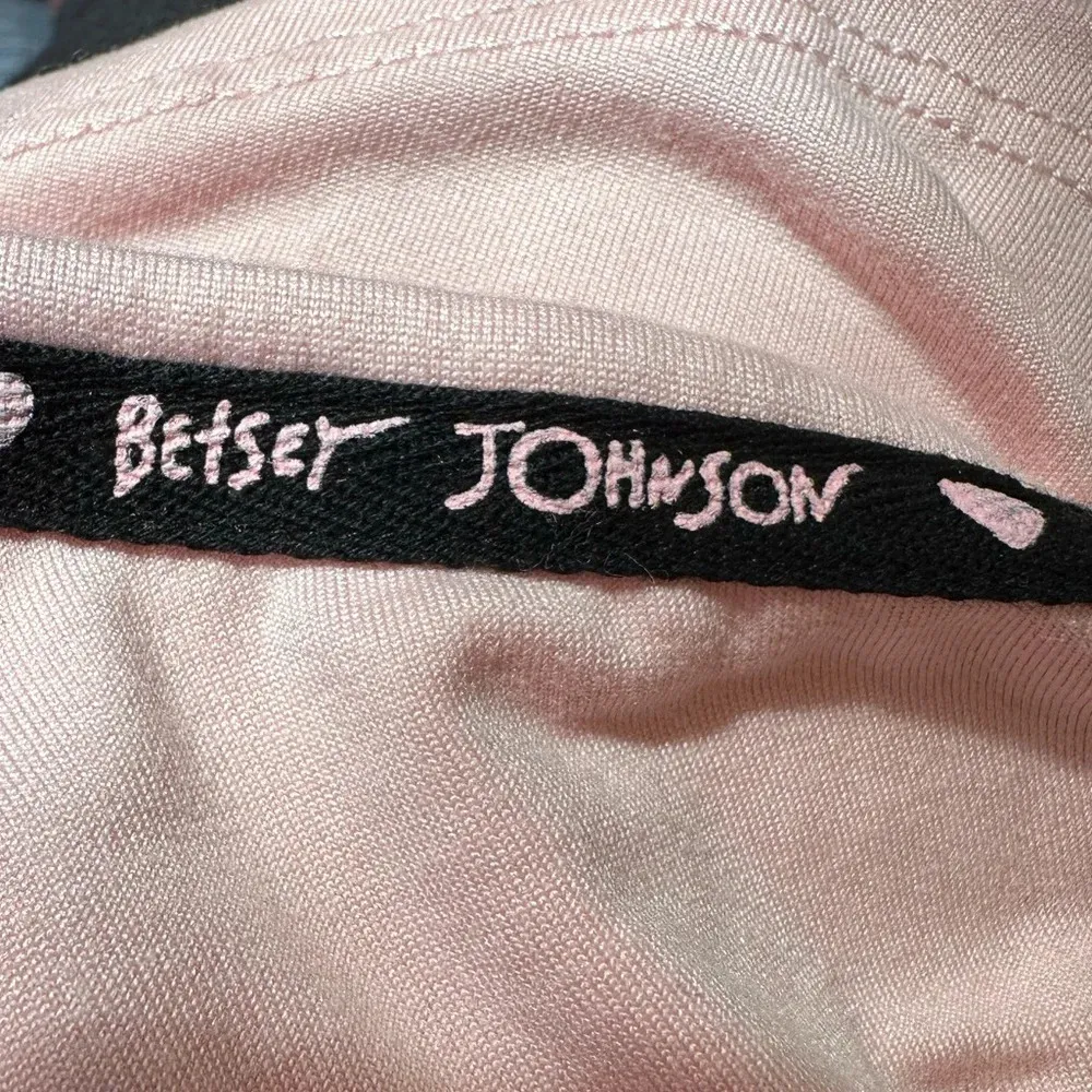Betseyville Betsey Johnson Blush Pink Stretchy Sleeveless Tank Top Size Small S - Image 4
