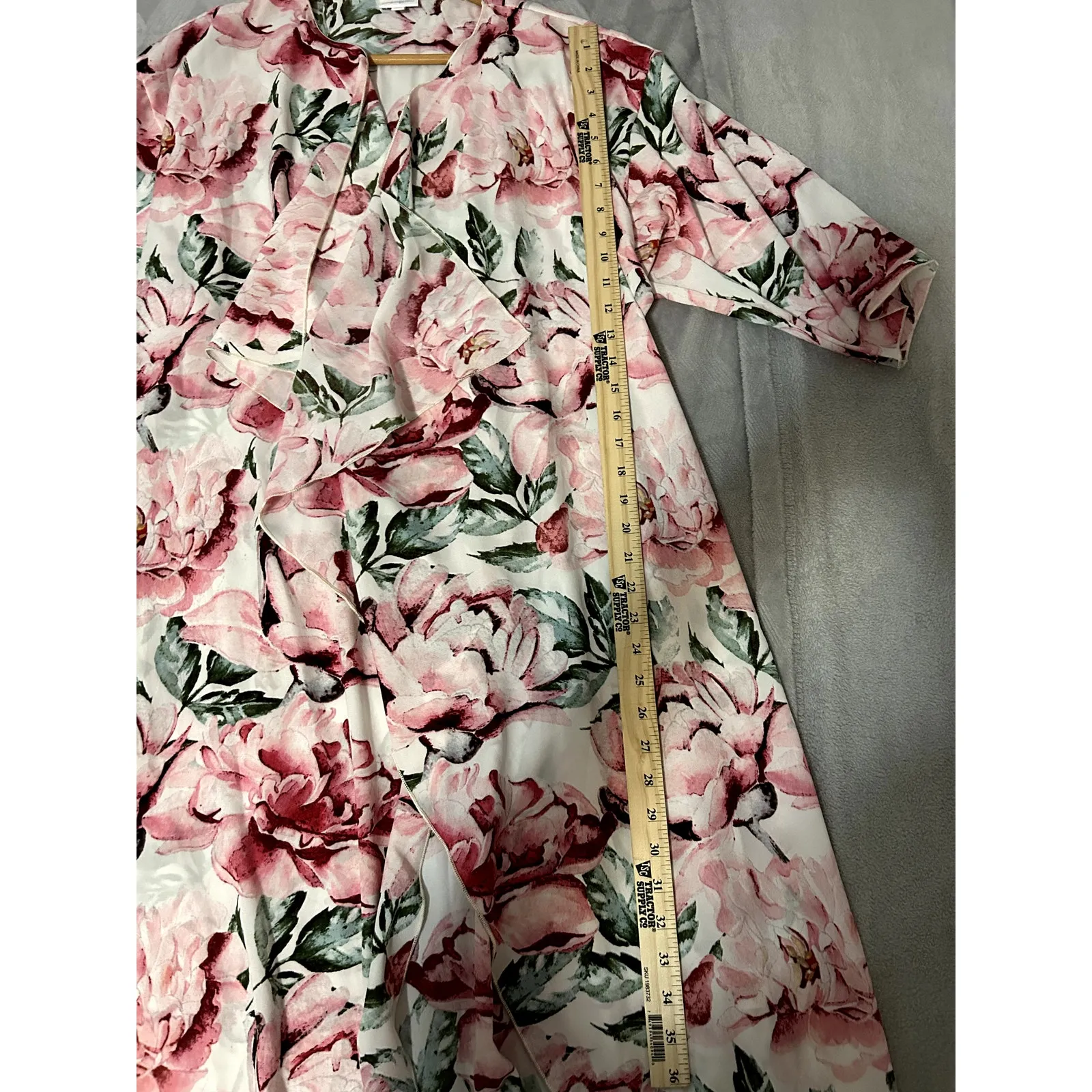 Lularoe Floral Robe Beautiful Soft Size M - Image 5