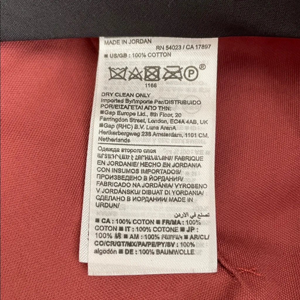 BANANA REPUBLIC Veluro Relaxed High Rise Wide Leg Velvet Pant Cabin Red Size 12S - Image 11