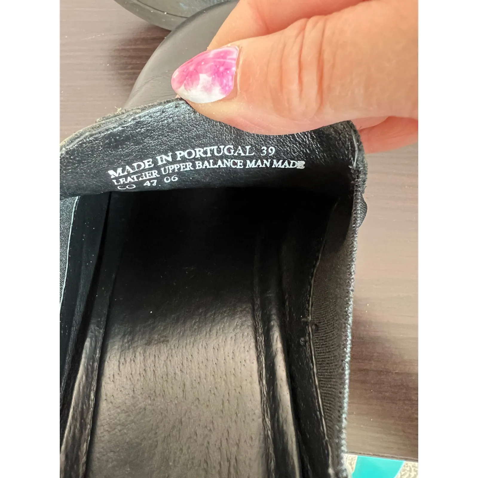 Dansko Jocelyn chunky black leather slip on clogs Size EU39/US 8.5-9 - Image 6