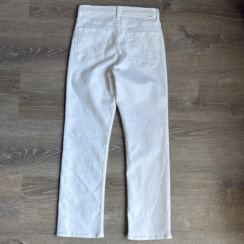 MOTHER HIGH WAISTED RIDER ANKLE Fairest Of Them All White Size 28 - Image 3