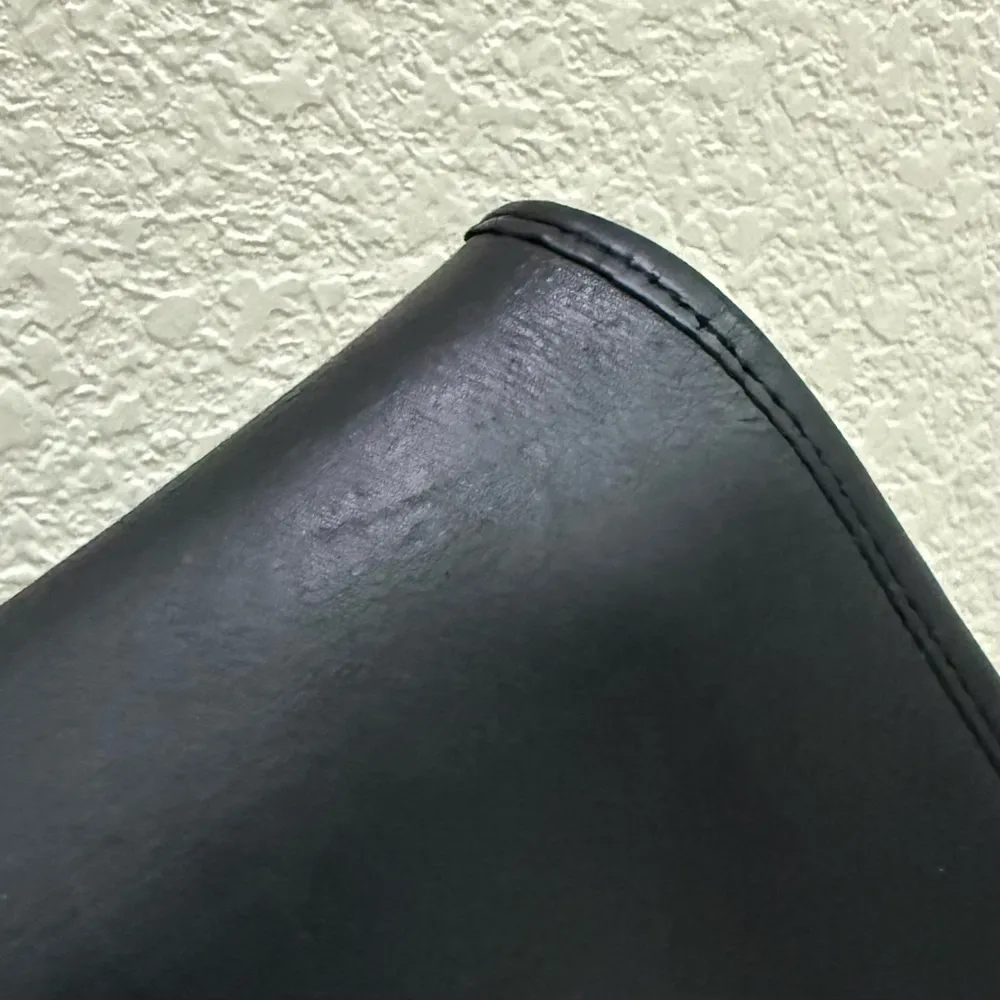 Vintage COACH 9850 Compartment Bag Black Glove Tanned Cowhide Leather Crossbody - Image 16