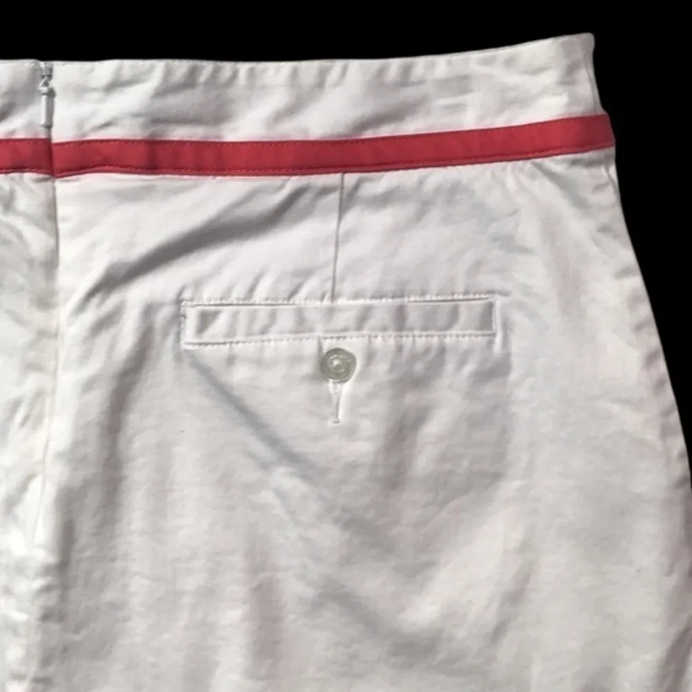 Lady Hagen San Tropez  White & Coral Golf Skort - Image 7