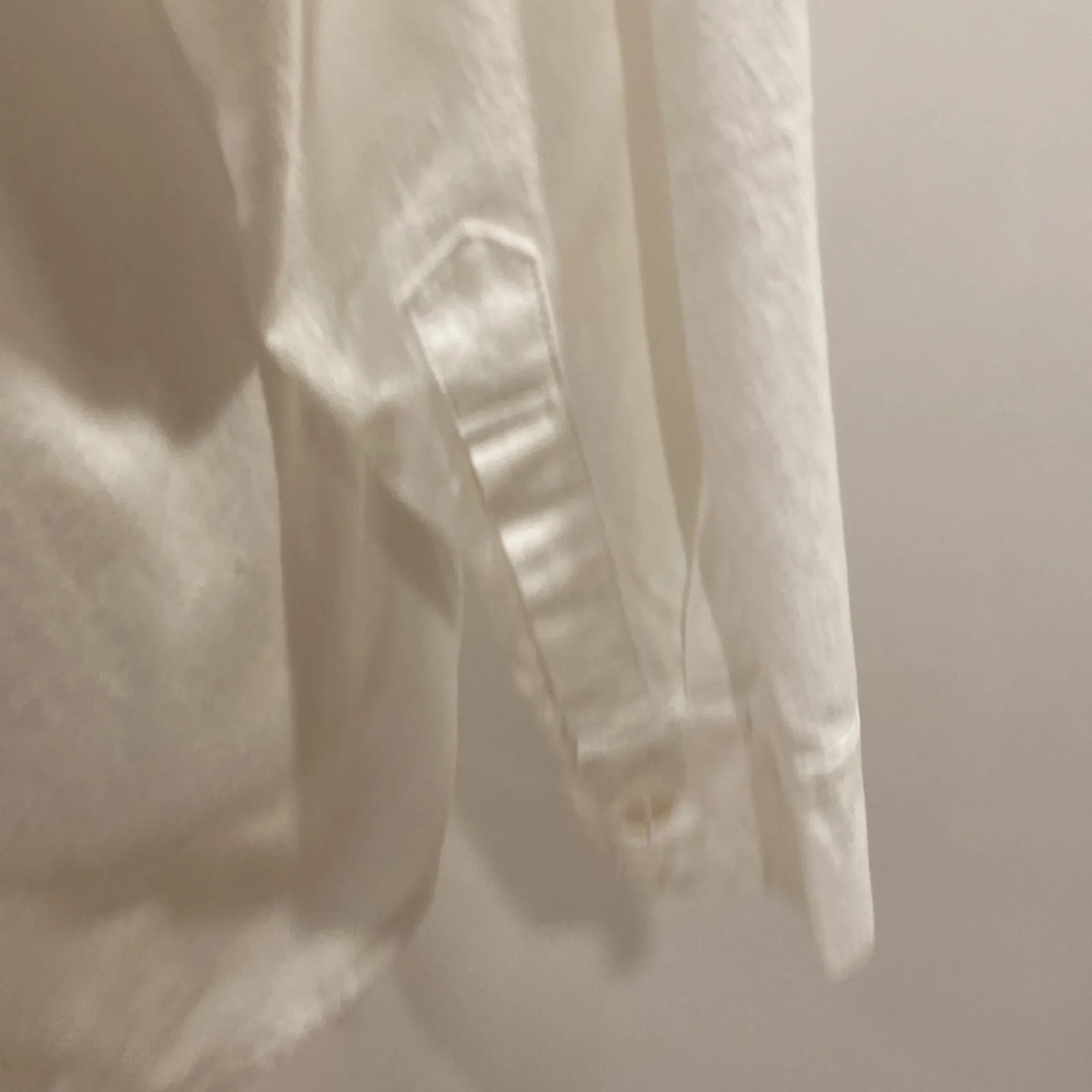 Vintage Womens Shirt Large Western Denim Chambray Embroidered Pearl Sequin Top White - Image 11