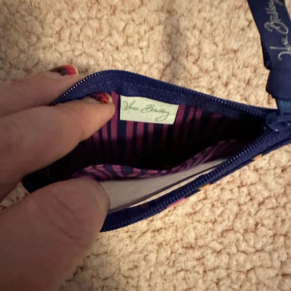 Vera Bradley coin purse purple floral coin purse - Image 4