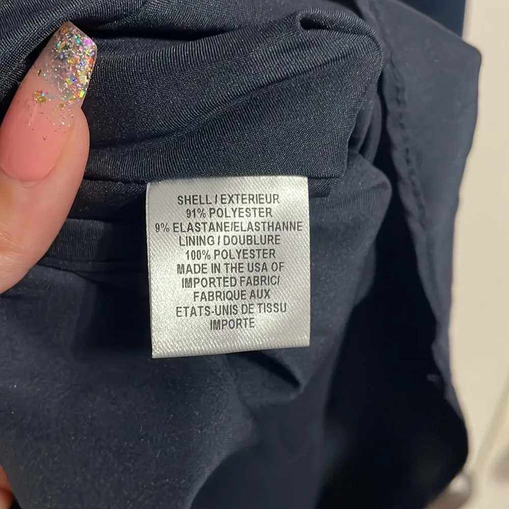 Milly Navy Cady Angular Trapeze Dress - Image 7