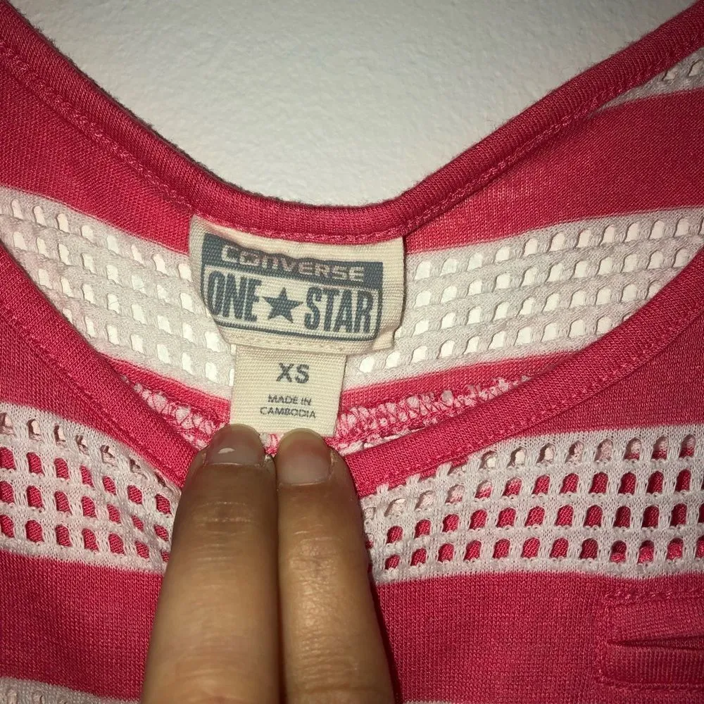 Converse ONE STAR Women’s Mesh Tunic Shirt - Image 3