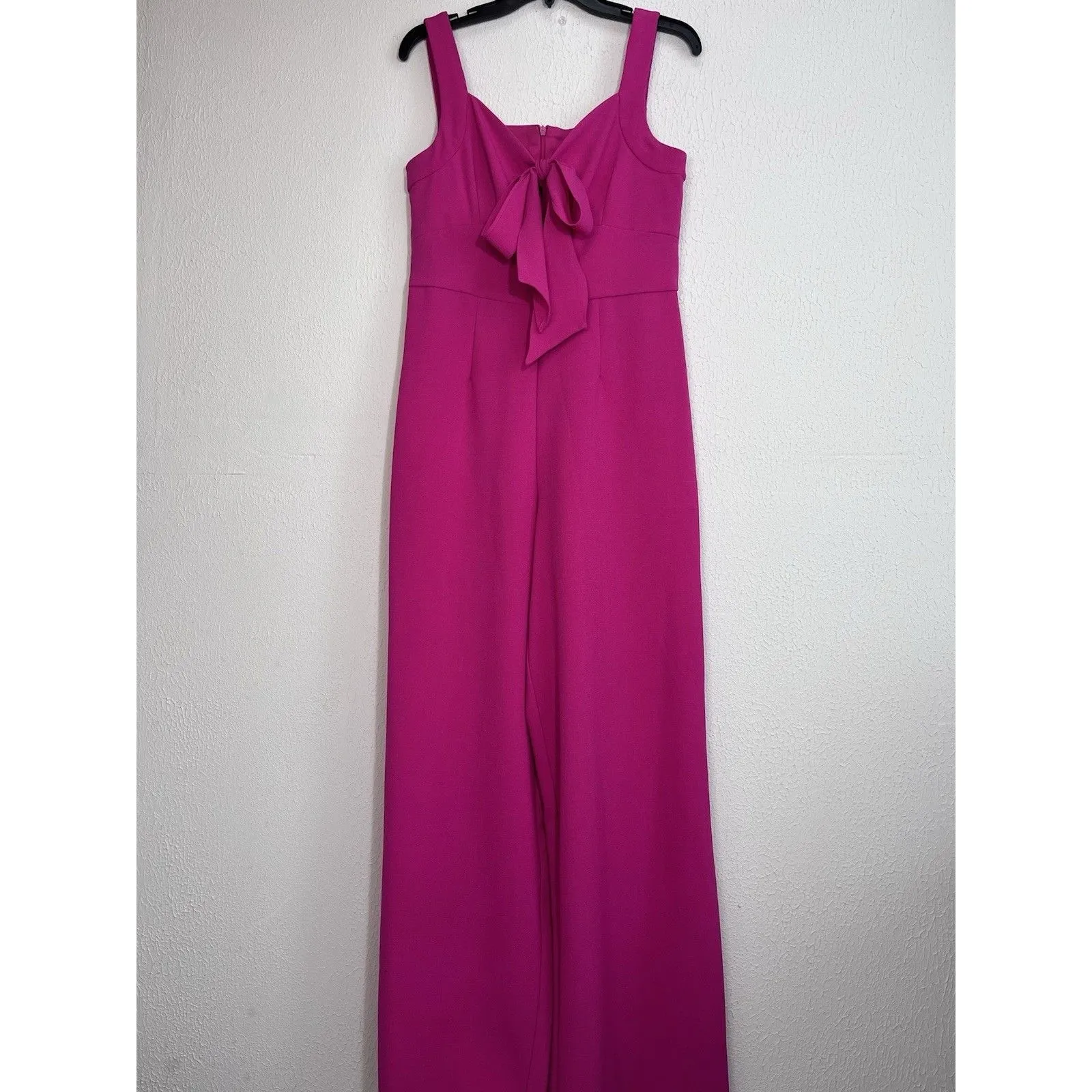 Julia Jordan Pink Bow Jumpsuit Size 6 - Image 2
