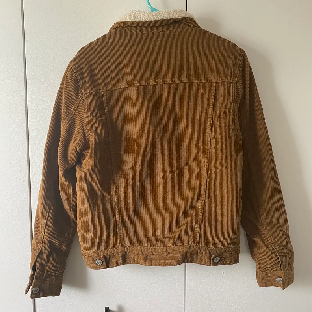 Primark Corduroy Brown Jacket SMALL - Image 2