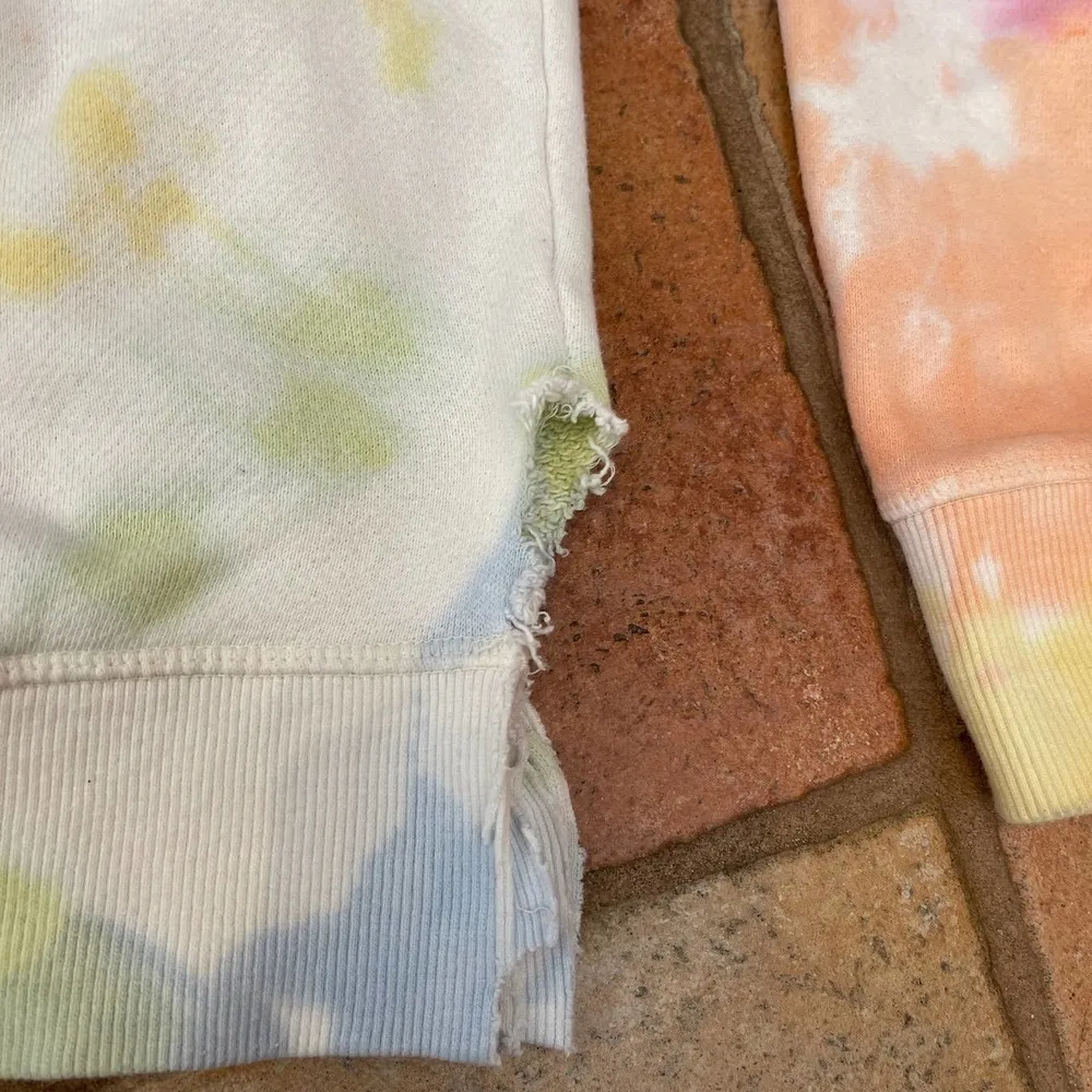 Spiritual, gangster, tie-dye, rainbow, colored sweatshirt, size medium - Image 5