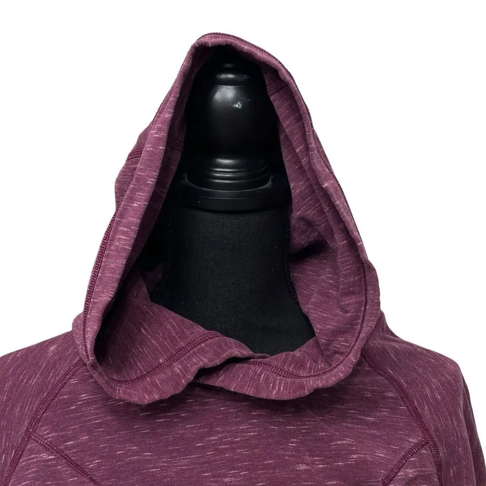 Lululemon Hoodie size 2 & Roam Pullover Side Zip Sweatshirt Heathered Rust Berry - Image 2