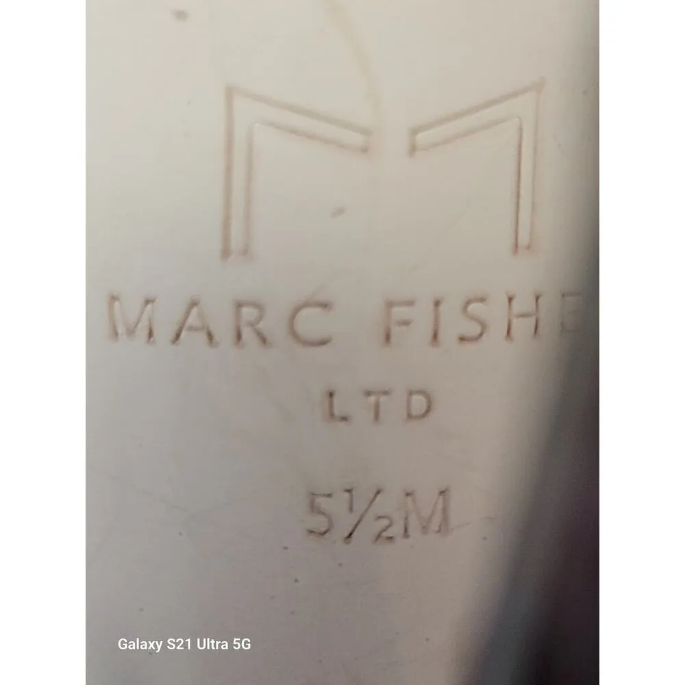 Marc Fisher Fiesty Women's 5.5 M Black Patent Leather Pointed Toe Pump Heels - Image 6