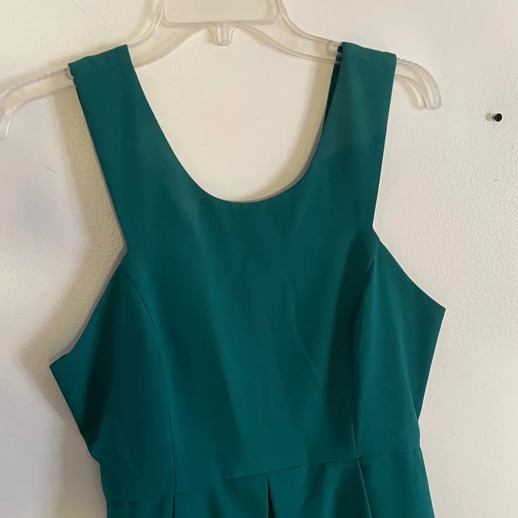 Adelyn Rae Teal Sleeveless Mini Dress - Image 2