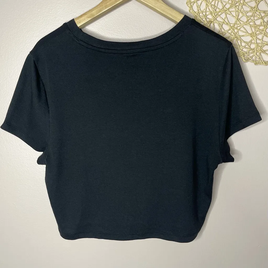 GAP Modern Tee Cropped T-Shirt (black) - XL - Image 4