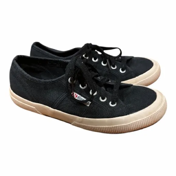 Superga Black Canvas Sneakers - Image 2