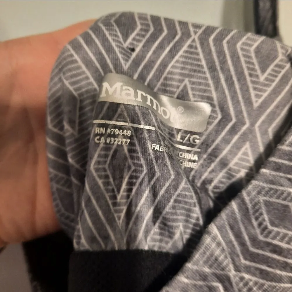 Marmot Cross Strap Tank Top L Gray Shelf Bra - Image 5