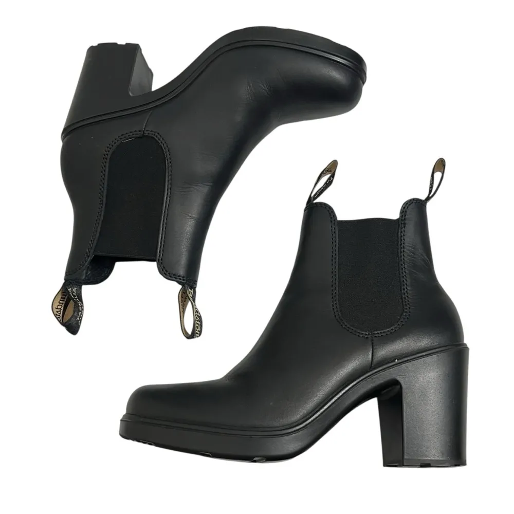 Blundstone 2365 Heeled Chelsea Boots Black Leather Women’s Size 7.5 - Image 4