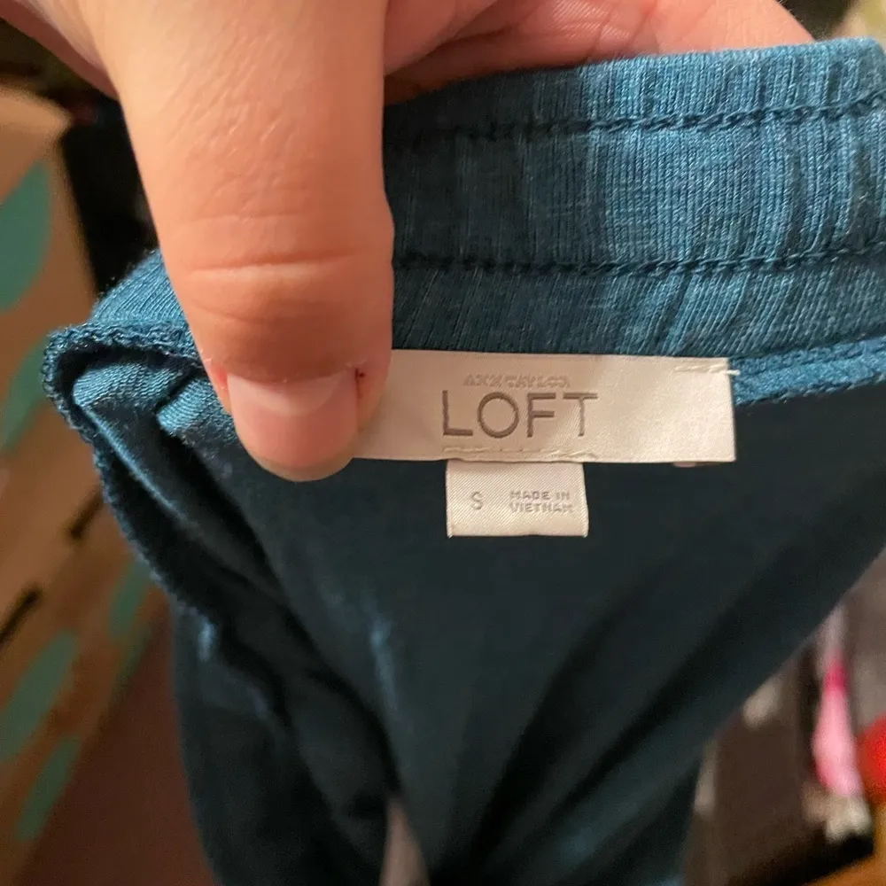 LOFT TEAL JERSEY KNIT MAXI SKIRT - Image 3