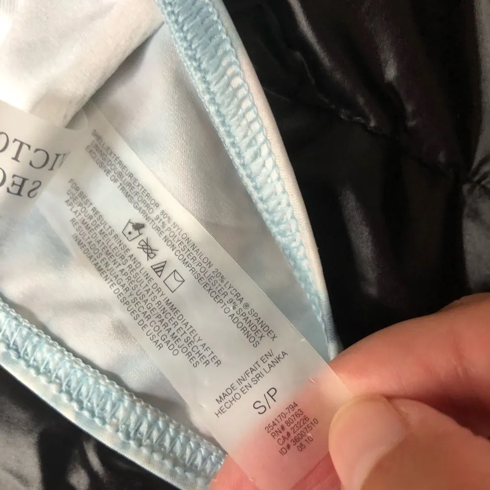 Victoria’s Secret Swim Bikini Top Beaded Tie Dye S - Image 10