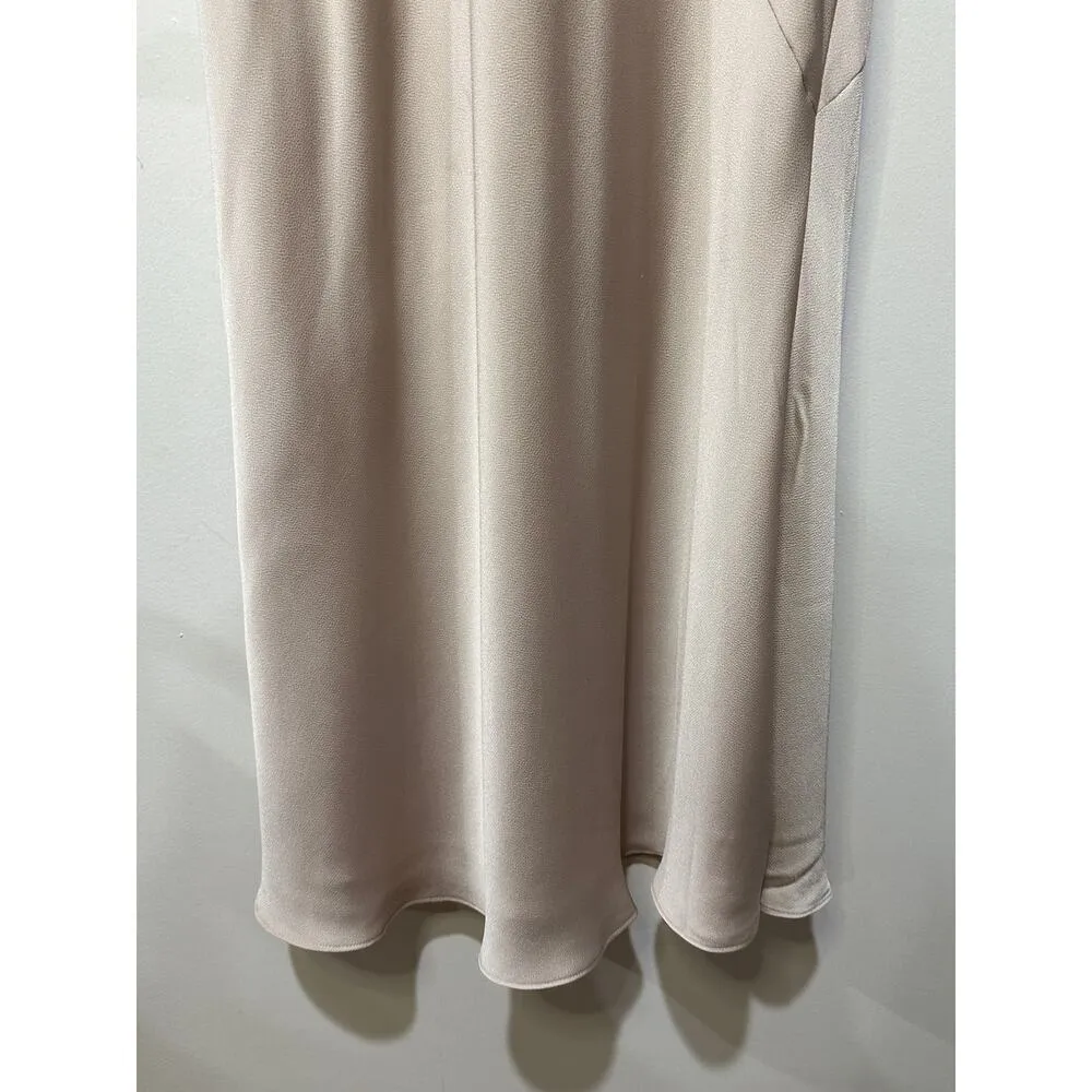 Shona Joy Luxe Bias Cowl Slip Dress Champagne Size 8 NWT Chic Silhouette Satin - Image 14