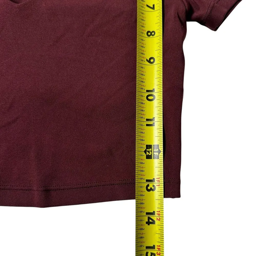 Offline by Aerie Red Brown Real Me Crop Tank Top w/ Support Women Size XS | 25 - Image 6