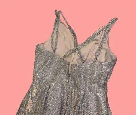 Rose Gold Prom Dress Size 8 - Image 3