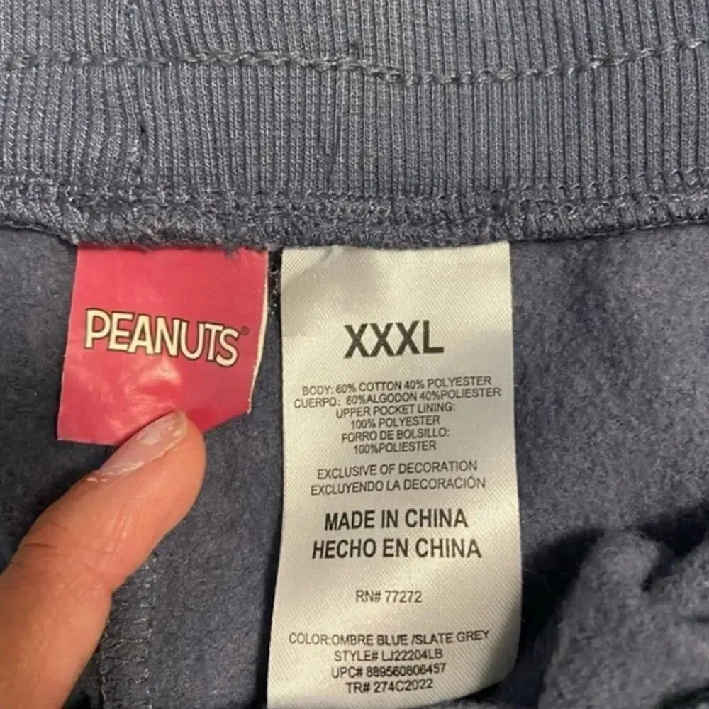 Peanuts Snoopy Vibes Pull On Jogger Sweatpants Size XXXL - Image 10
