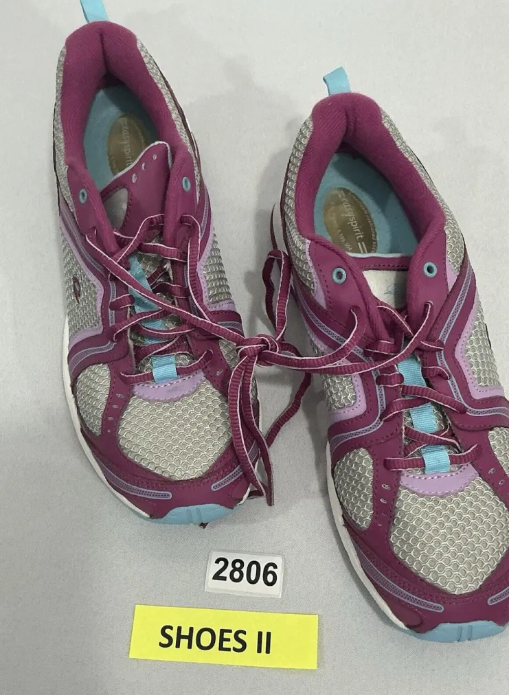 Womans Easy Spirit Eszamper Size 12 M Multicolor Athletic Sneakers - Image 1