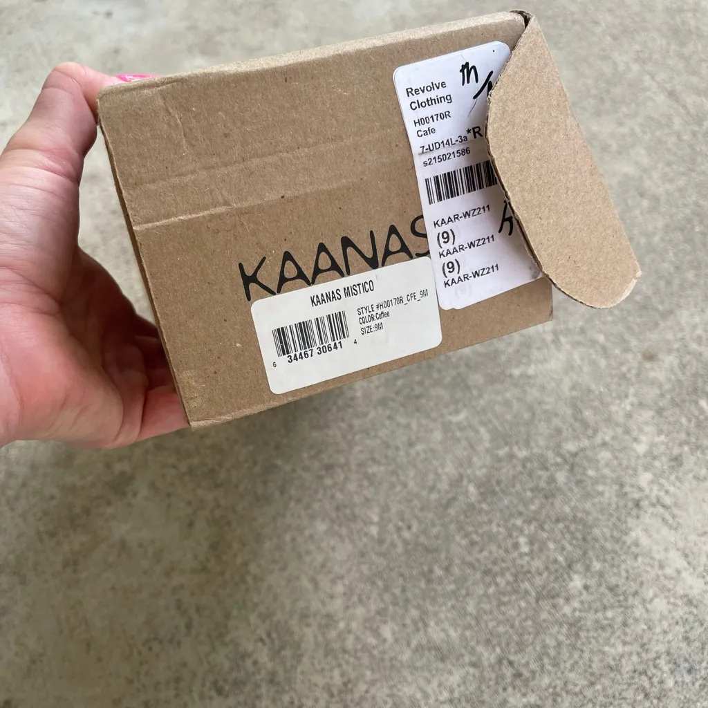 Kaanas  Revolve Mistico Sandal Heel in Cafe Brown Size 9 - Image 7