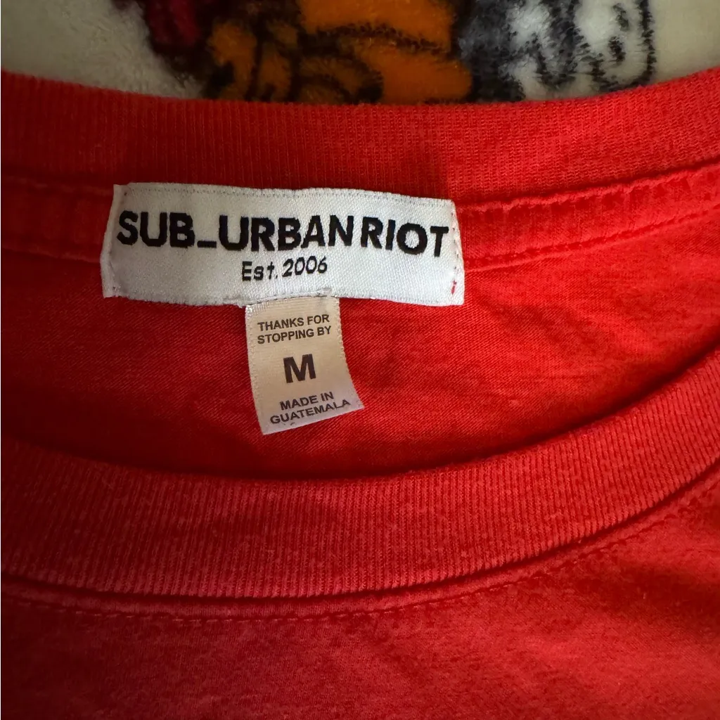 Sub_Urban Riot Red Graphic Tee - Image 4